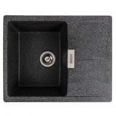 Гранитная мойка для кухни  Elefant Premium Zirkone 6250  матовый (графит)