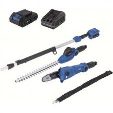 Trimmer multifuncțional cu acumulator 2-în-1 Scheppach C-PHTS410-X-SET S