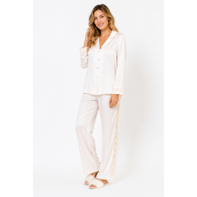 Ajoure Pijama-sort  Bej