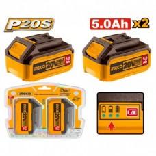 Set acumulatoare INGCO COSLI240464