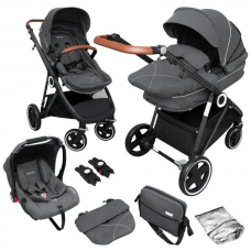 Carucior 3 in 1 BabyGo Black (BGO-74122)