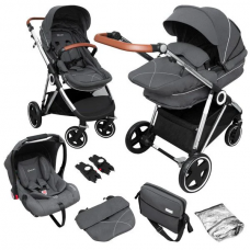 Carucior 3 in 1 BabyGo Silver (BGO-74112)
